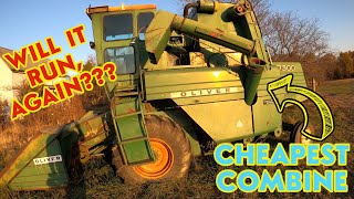 I BOUGHT the CHEAPEST COMBINE last year. WILL IT RUN again??? Oliver 7300 Chrysler V-8 Power!!!