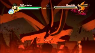 Naruto Shippuden Ultimate Ninja Storm 3 Nine Tails Attacks Boss Battle (HQ)