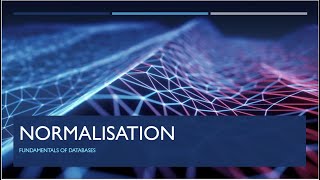 A level Computer Science: Database Normalisation
