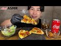 asmr ドミノ・ピザ🍕domino’s pizza 咀嚼音 eating sounds mukbang 먹방　atsuto asmr