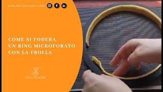 Come si fodera un ring microforato con la frolla