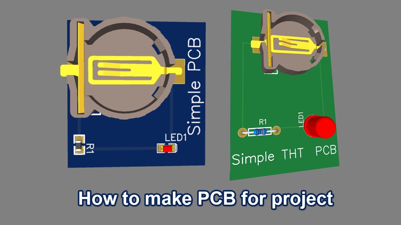 How To Design A PCB Easily With EasyEDA - Complete Tutorial Series ...