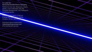 Horizontal Parallel Planes Swinging | 1 HOUR | 4K | #VIDEO #BACKGROUND | #VJ LOOP 04