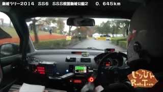 新城ラリー2014　SS6　SSS県営新城公園2　Car No.87