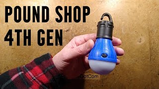 Pound shop 4th version camping light (with schematic)