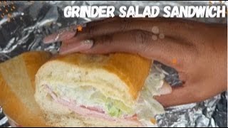 VIRAL TIK TOK GRINDER SALAD SANDWICH