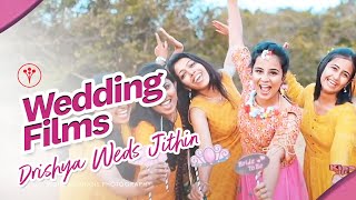 Kerala Best Wedding Video Highlights | Drishya Weds Jithin | Kerala Bride & Groom Full Wedding Film