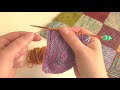 how i knit my cosy memories blanket part 2 how to join squares