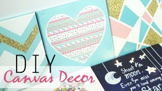 DIY: 5 Easy Canvas Decor \u0026 Gift Ideas