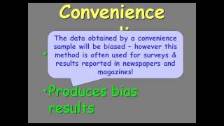 AP Statistics: Bias in Sampling Designs