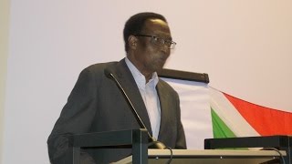 Conférence du CNARED à Bruxelles: Discours de NYANGOMA Léonard