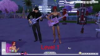 Guitar Skill Level 1 vs Level 10 Compare Video The Sims 4