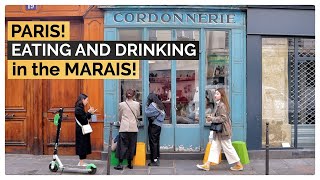 Where to eat and drink in the charming Marais, Paris | Coffee, cocktails and quick bites!