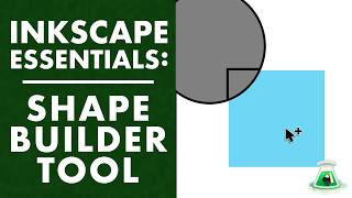 Inkscape Tutorial for Beginners: How to Use the Shape Builder Tool to Merge and Create Vector Shapes