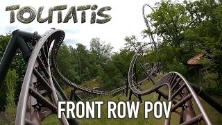 Toutatis Front Row POV Parc Astérix Intamin Multi-Launch Coaster