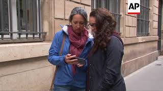 Witness describes moments after Paris knife attack, how aunt filmed events