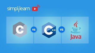 C vs C++ vs Java | Difference Between C, C++ & Java | Programming Languages Comparison | Simplilearn