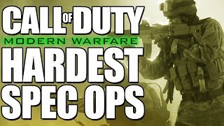 HARDEST Modern Warfare Spec Ops Missions on Veteran (MW2, MW3)