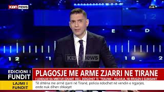 Plagoset me armë zjarri një person në Tiranë