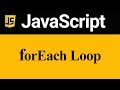forEach Loop in JavaScript (Hindi)
