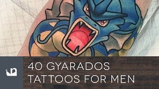 40 Gyarados Tattoos For Men