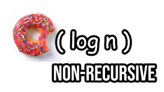 Big O Notation Series #10: Log n Complexity Explained With An Iterative Function [Logarithmic time]