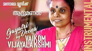 Aattu Manal Payayil | Vaikom Vijayalakshmi | Film song in Gayathri Veena | Run Baby Run