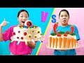 Thử Thách Bột Mỳ Vào Mặt ❤ Bánh Sinh Nhật Kẹo Mắt ❤ Trang Vlog
