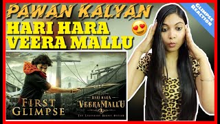 Hari Hara Veera Mallu First Glimpse Reaction | PowerStar Pawan Kalyan | Krish | #HHVM || PRAGATI PAL