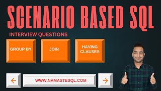 Complex SQL 6 | Scenario based on join, group by and having clauses | SQL Interview Question