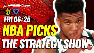 NBA DFS Strategy Show Picks for DraftKings + FanDuel Daily Fantasy Basketball | Friday 6/25