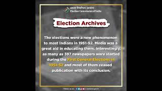 Check out this interesting fact from First General Election #ElectionArchives #ElectionStories