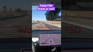 How Tesla waving on FSD😂❌🍺 #tesla #fsd #modely #特斯拉 #自动驾驶 #gopro