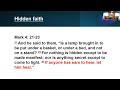 Faith In An Uncertain World (Mark 4:21-41) on 09/06/2024