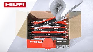 HOW TO: HILTI HVU2 anker - HVU2 plaatsen met een diamantboor