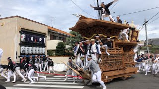 令和元年 久世だんじり祭り 試験曳き(小阪・東八田・楢葉・平井) 2019/09/22(日)