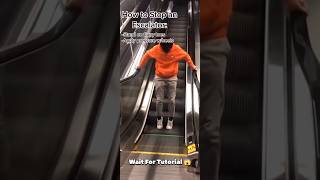 How To stop An Escalator 😱 | Escalator Stop Challenge trick 😱🤯| #shorts #viral #tiktok #ytshorts