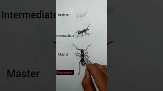 How to draw a realistic ant #drawing #art