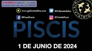Horóscopo Diario - Piscis - 1 de Junio de 2024.
