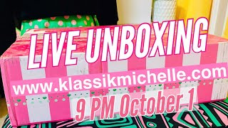 (((LIVE))) KLASSIK MICHELLE AKA UNBOXING 💕💚