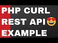 PHP cURL Script to Make a Get Request to REST API Of Github to Return JSON Data Full Example