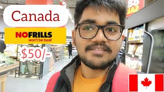 🇨🇦🤍 $50 Dollars Grocery Challenge😃 🤍🇨🇦