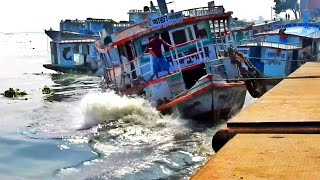 ঢেউয়ে নারায়নগঞ্জ-মুন্সিগঞ্জ রুটের ছোট লঞ্চের ঝুঁকিপূর্ণ অবস্থা |Narayanganj-Munshiganj risky launch