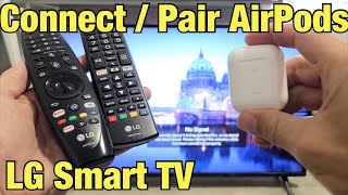 LG Smart TV: How to Connect/Pair Apple AirPods