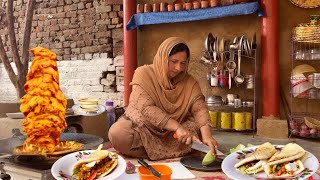 Village Life the Traditional | Chicken Shavarma in Mud House Kitchen | Village Sham