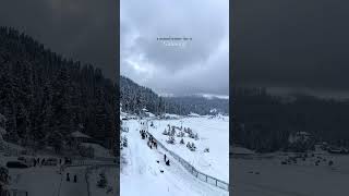 Gulmarg | Kashmir ❤️🥀 #kashmir #mountains #snowfall #nature