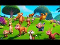 counting critters 🐵🎶 learn numbers 1 10 with fun animals kiddie chorus 🎶