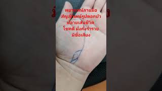 #พยากรณ์ลายมือ #สัญลักษณ์รูปดอกบัวปลายเส้นชีวิต #โชคดี #มั่งคั่งร่ำรวย #มีชื่อเสียง