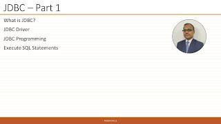 JDBC 1 - Getting Started