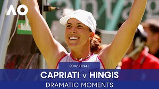 Capriati Saves FOUR Championship Points to Win! | Capriati v Hingis | Australian Open 2002 Final